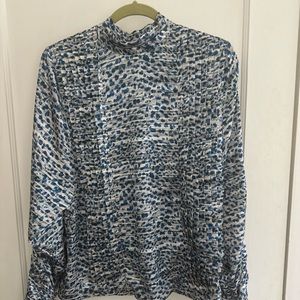 Hunter Bell Mock Neck Top Size Large